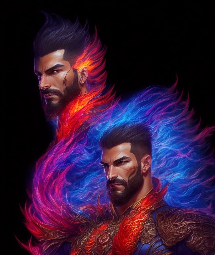 Character_Portraits_a_handsome_muscular_evil_devil_fire_like_p_1
